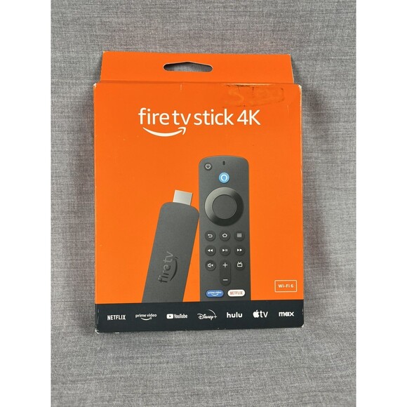 Amazon Fire TV Stick 4K 2nd Generation Media Streamer Alexa Voice Remote NIB - Picture 1 of 4